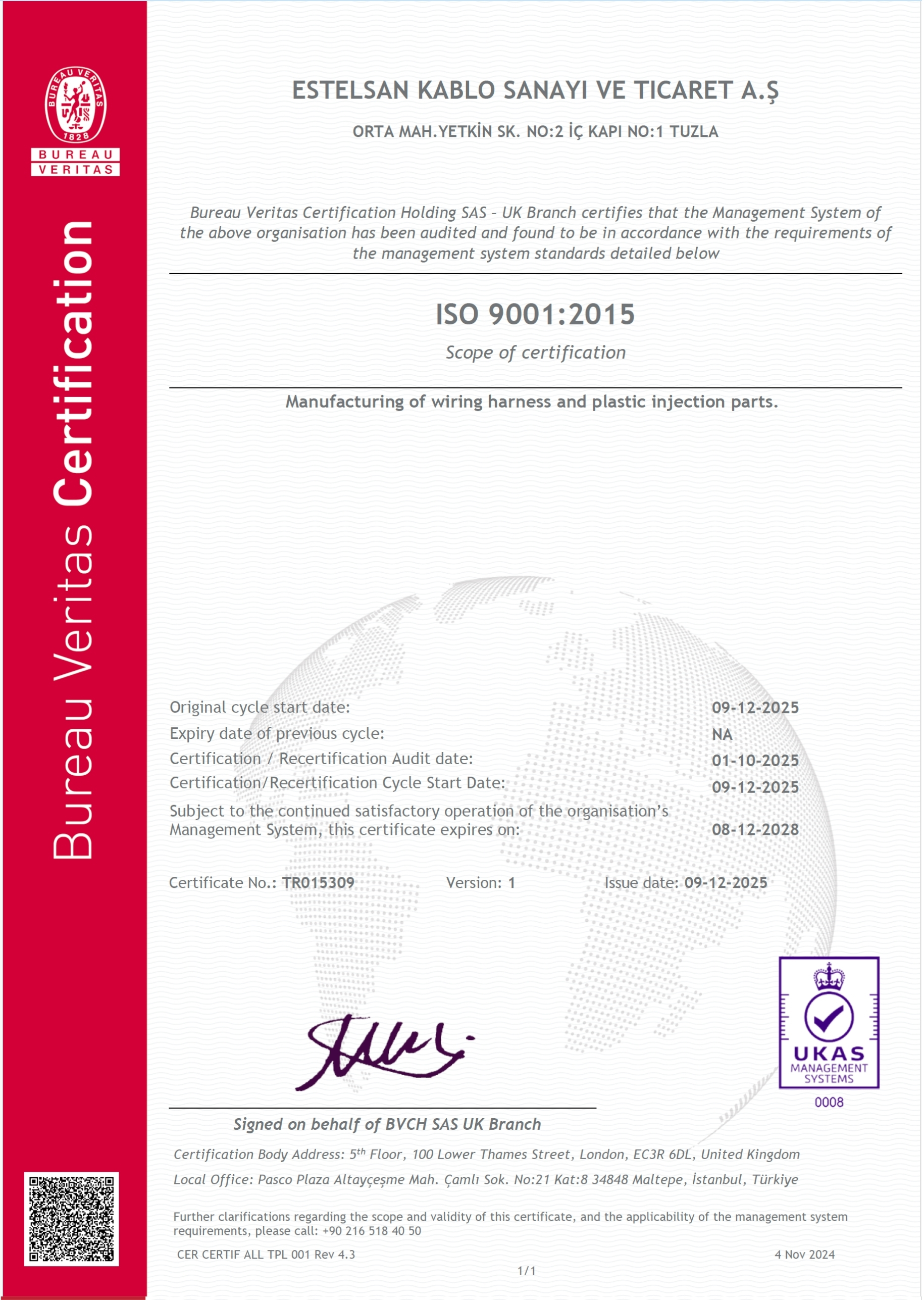 ISO 9001:2015